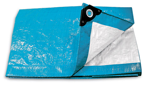 Lona Poliet.azul(Prot.UV)c/ojales 7.00x10.00mt"PRETUL"LP-710