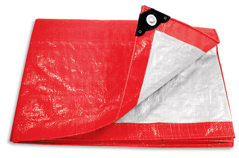 Lona Polie.roja (Prot.UV)c/ojales3.00x4.00mt"PRETUL"LP-34R