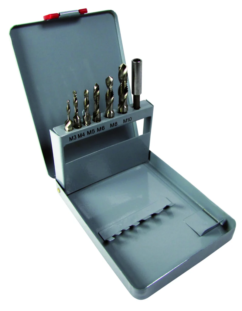 Jgo 7 machos HSS.p/tal,rosc,avell,enc.¼.3a10mm"ECEF"6100SET