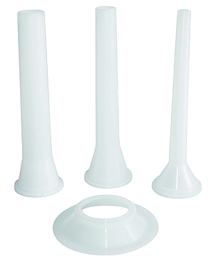 Jgo 3 embudos p/ma/p/carne 15/20/25,L:90mm,Nº32"GARHE" 03245