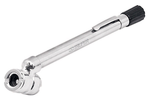 Medidor de presión de aire120lb.cabeza doble"TRUPER"MEA-120D