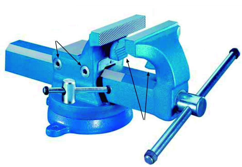 Morsa giratoria ind,acero forja 6"(apertura:7.5")"URKO"FT150