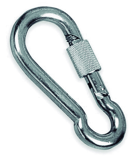 Mosquetón bombero c/rosca 5 x 50 mm.(vta x mult.6un) "HK"