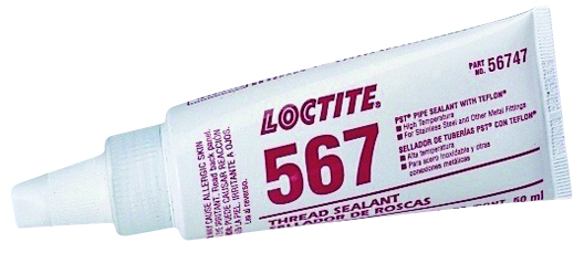 Sellaros.al/pres c/PTFE p/gas(teflón líq)50ml"LOCTITE"567/47