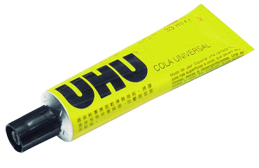 Pegamento Universal"UHU" Pegalotodo.Pomo 20ml(CajaX12)x uni.
