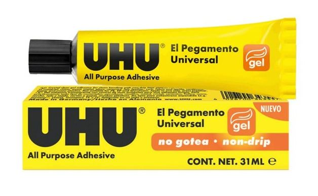 Pegam.Universal en Gel"UHU"Pegalotodo.Pomo 31ml(CajaX12)xuni