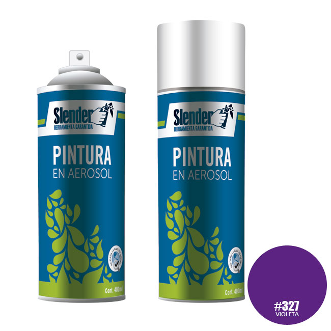 Pintura aerosol"SLENDER"400ml.P/Int.y ext.Violeta (327)