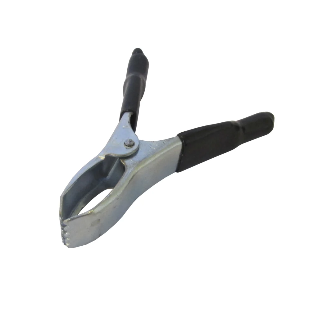 Pinza cargador aisl.p/batería negra 10A  "JR"2010