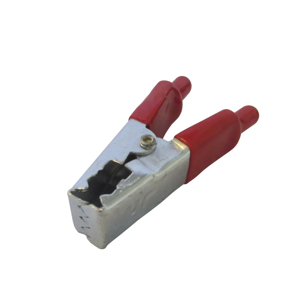 Pinza cargador aisl.p/batería roja  25A  "JR"2025