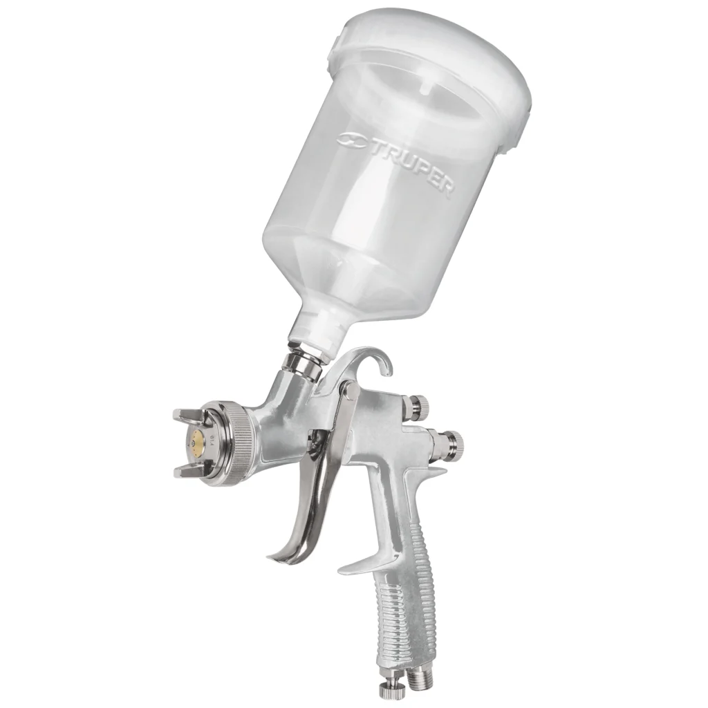 Pist.vaso plás.Gravedad(HVLP)500cc(Boq1,4mm)"TRUPER"PIPI-440