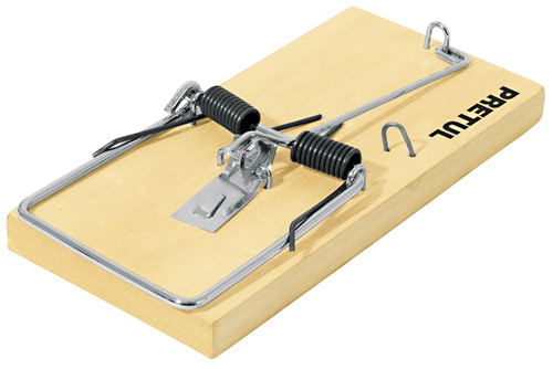 Tram.p/ratas madera,c/fragan.maní"PRETUL"RAT-7M $ xBlis.1Uni