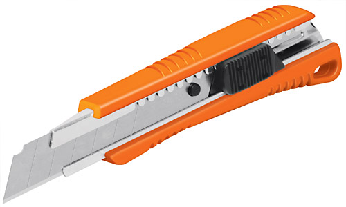 Trincheta armazón metal 6" Blister(inc.3 cuch.)"TRUPER"CUT-6