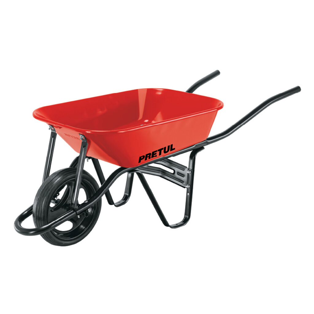 Carre.plana 59lt,Cha.Roja M.3pza rued.solida"PRETUL"CAP-35SB