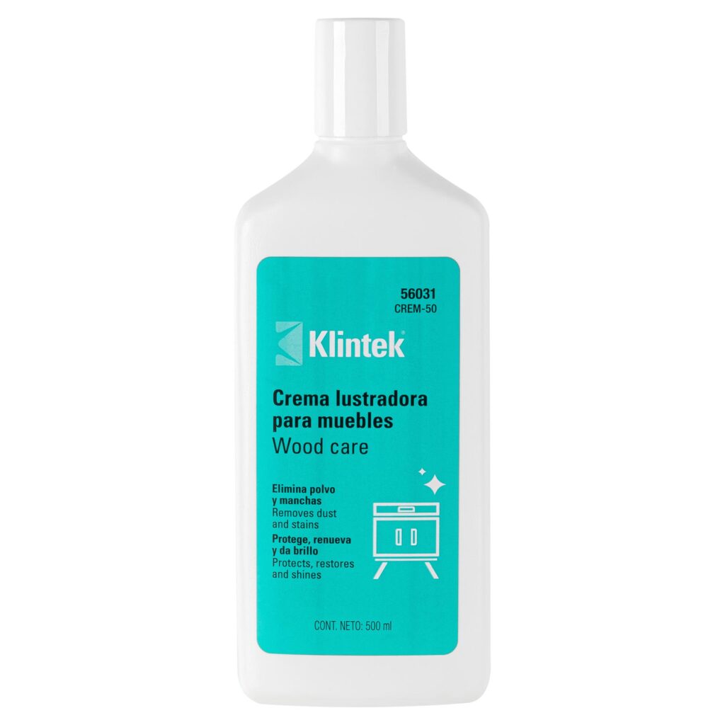 Crema lustradora p/muebles 500ml "KLINTEK" CREM-50