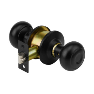 Cerr pomo OVAL negro sist llave/botón ciego "HERMEX"CEPO-62R