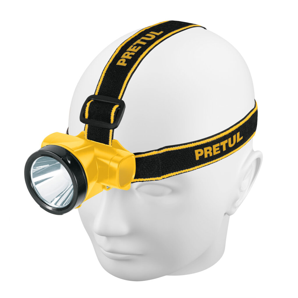 Lint. front.p/min.reca.1Led(95lúm)220mt"PRETUL"LI-CA-90RP