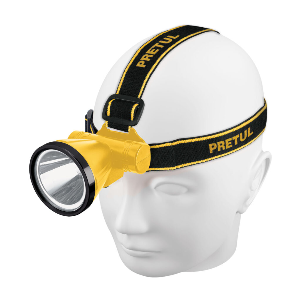 Lint. front.p/min.reca.1Led(160lúm)300mt"PRETUL"LI-CA-125RP