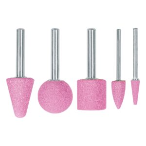 Piedras montadas perno 1/8-1/4" Juego de 5pcs"TRUPER" JPM-52