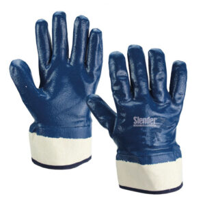 Guantes de nitrilo azul puño seguridad, extra,T:10 "SLENDER"