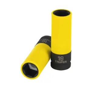 Dados impacto polipr.largo,encas.½"de19mm"TRUPER"D-7319-MLPD