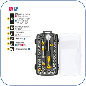 OFERTA TEMPORADA (Juego de dados 39 piezas PRETUL)