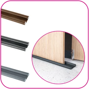 OFERTA TEMPORADA (Zocalos PVC doble bajo puerta HERMEX)