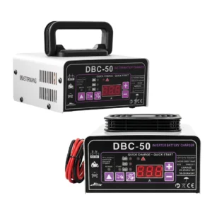 Cargador c/arrancador inverter p/bat12/24V"MASTERYANG"DBC-50